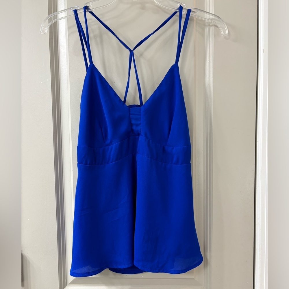 Charlotte Russe Vibrant Blue Camisole Top